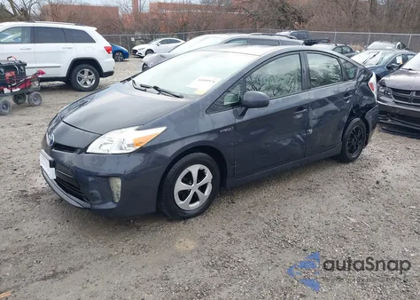 2013 Toyota Prius Three из США, поврежденный, VIN JTDKN3DUXD5601062